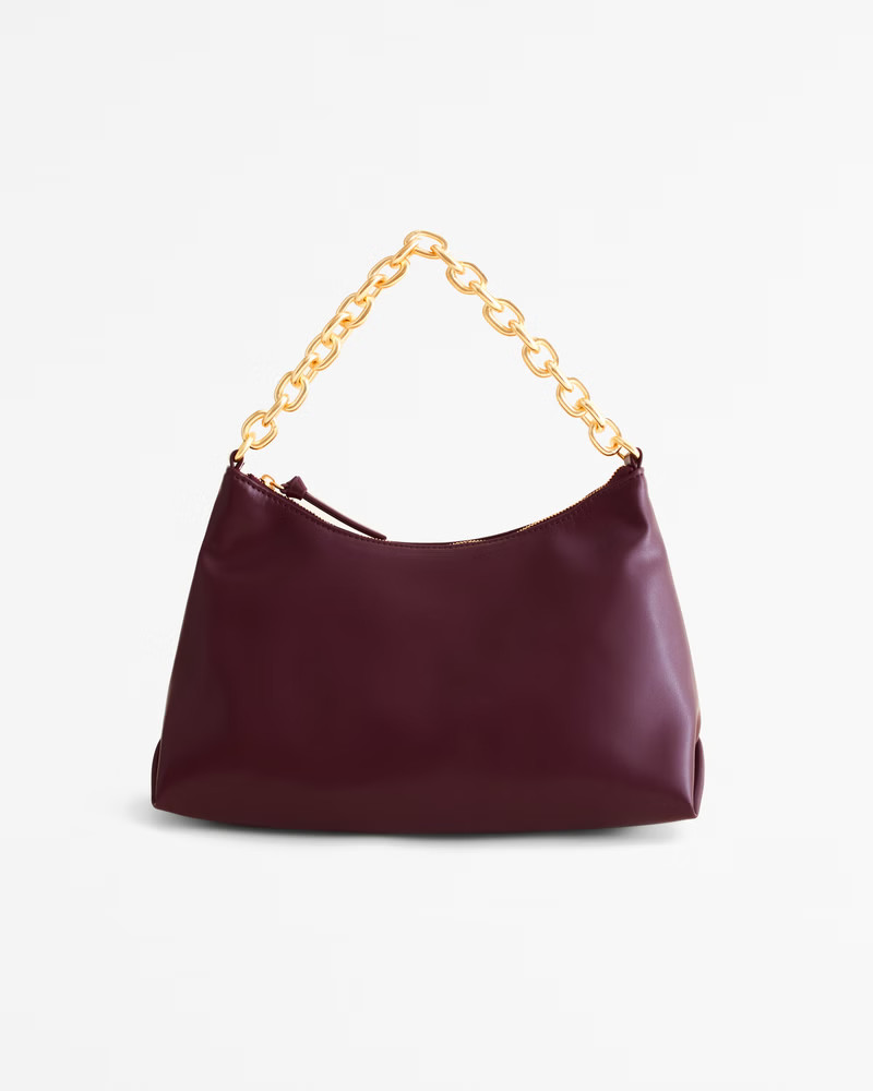 Women's Vegan Leather Chain Bag | Women's Accessories | Abercrombie.com | Abercrombie & Fitch (US)