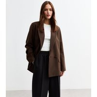 Women's Brown Double Breasted Blazer New Look | New Look (UK)