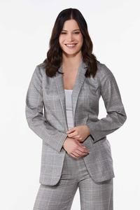 Metallic Plaid Blazer | Cato Fashions