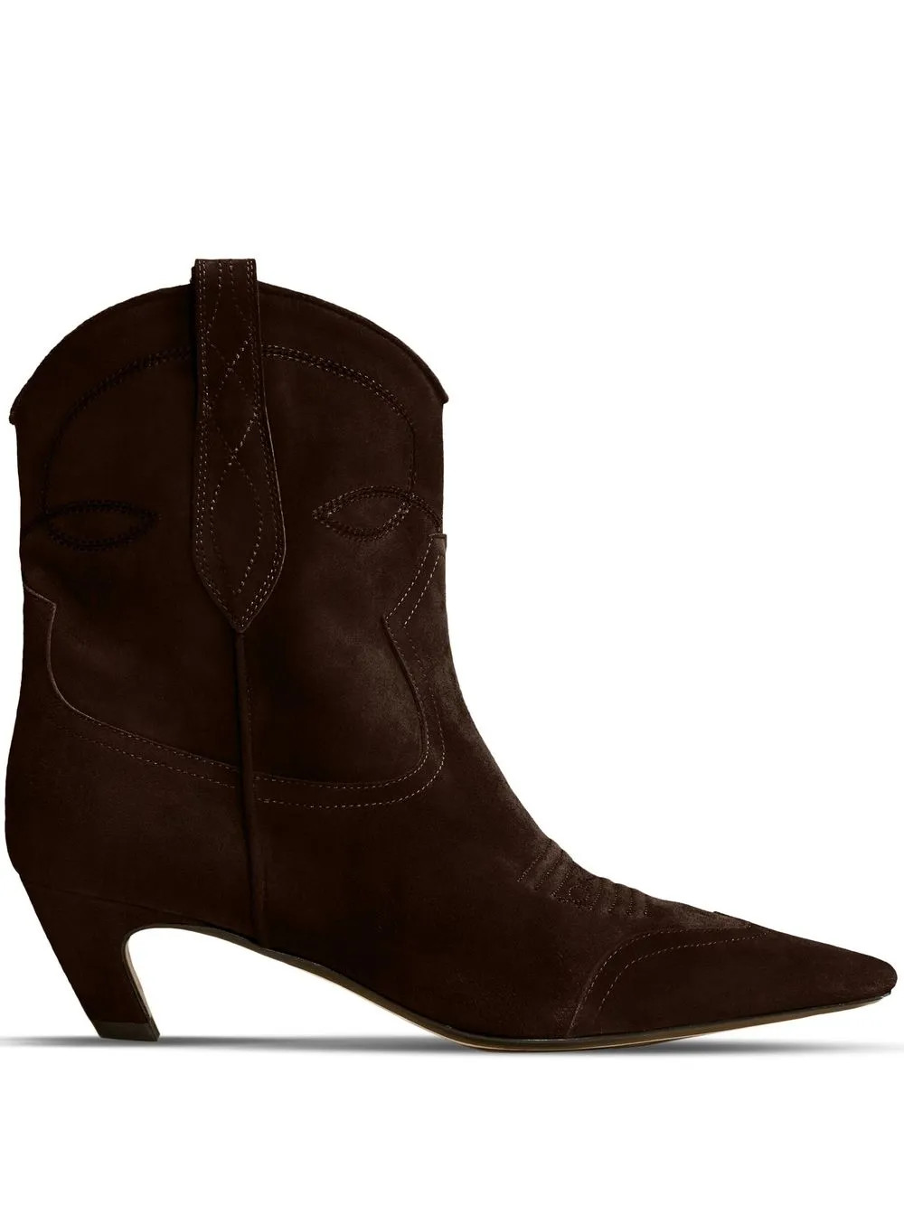 KHAITE The Dallas Ankle Boots | Brown | FARFETCH | Farfetch Global