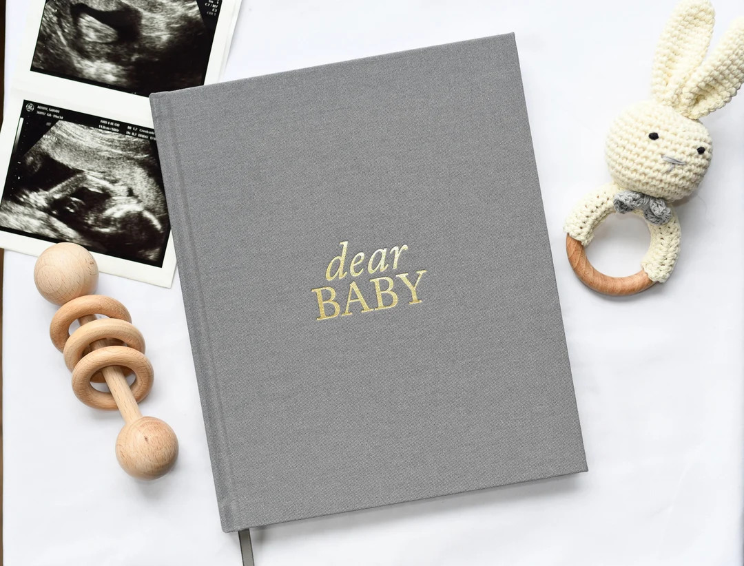 Pregnancy Prayer Journal and Memory Book for Expecting Mom | Mothers Day Gift | Linen Keepsake Jo... | Etsy (US)