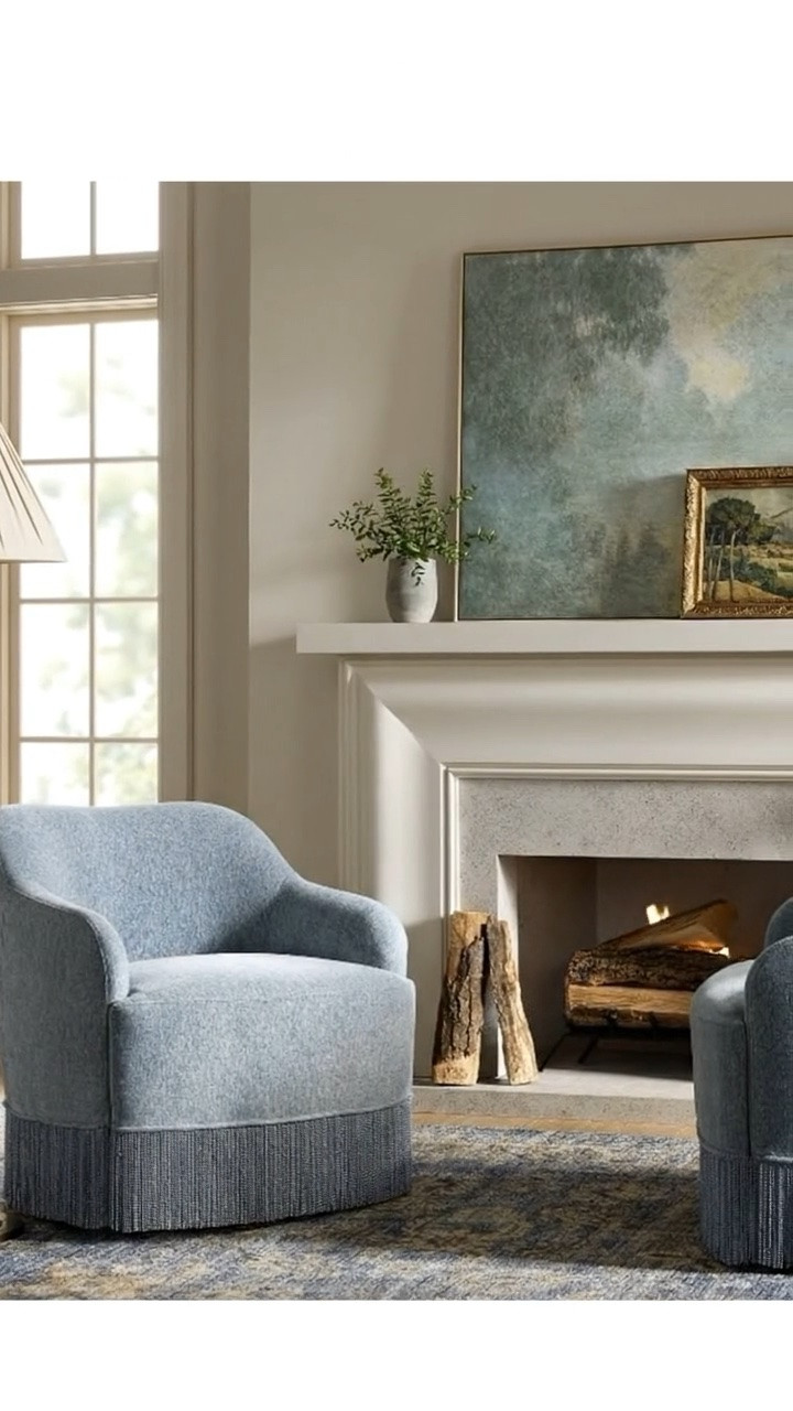Blue fringe chairs. Coastal Grandmillennial at Target

#LTKHome