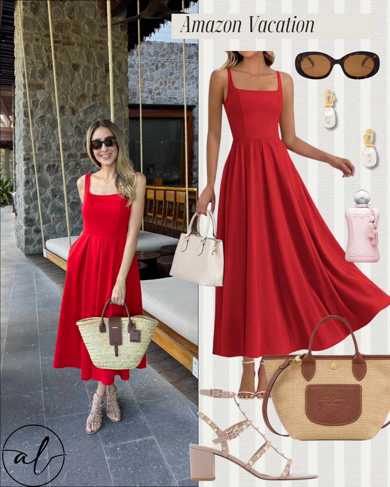 Amazon vacation Outfit 
I’m in love with this color, this dress is perfect, flattering and comfortable.
Fits true to size and I’m wearing size small.
Resort wear 


#LTKSeasonal #LTKU #LTKootd