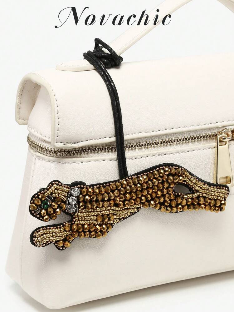 $2.39$4.20-43%1pc Handmade Beaded Desert Leopard Animal Charm, Suitable For Decorating Various Ba... | SHEIN