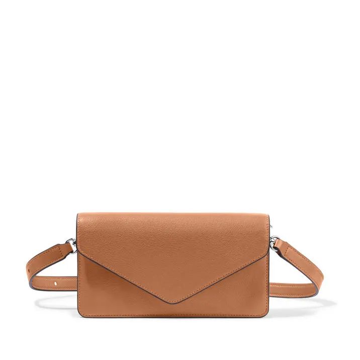 Willow Envelope Belt Bag | Full Grain Leather Cognac Tan | Leatherology