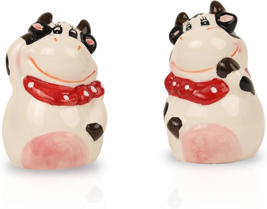 Salt Pepper Shakers Animals (Cow with Bandana) | Amazon (US)