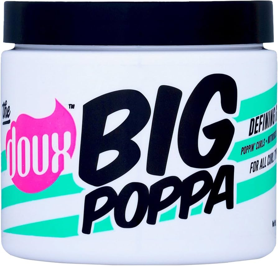 The Doux BIG POPPA Curl Defining Gel for Curly Hair – Frizz Control Styling Gel with Babassu Oi... | Amazon (US)