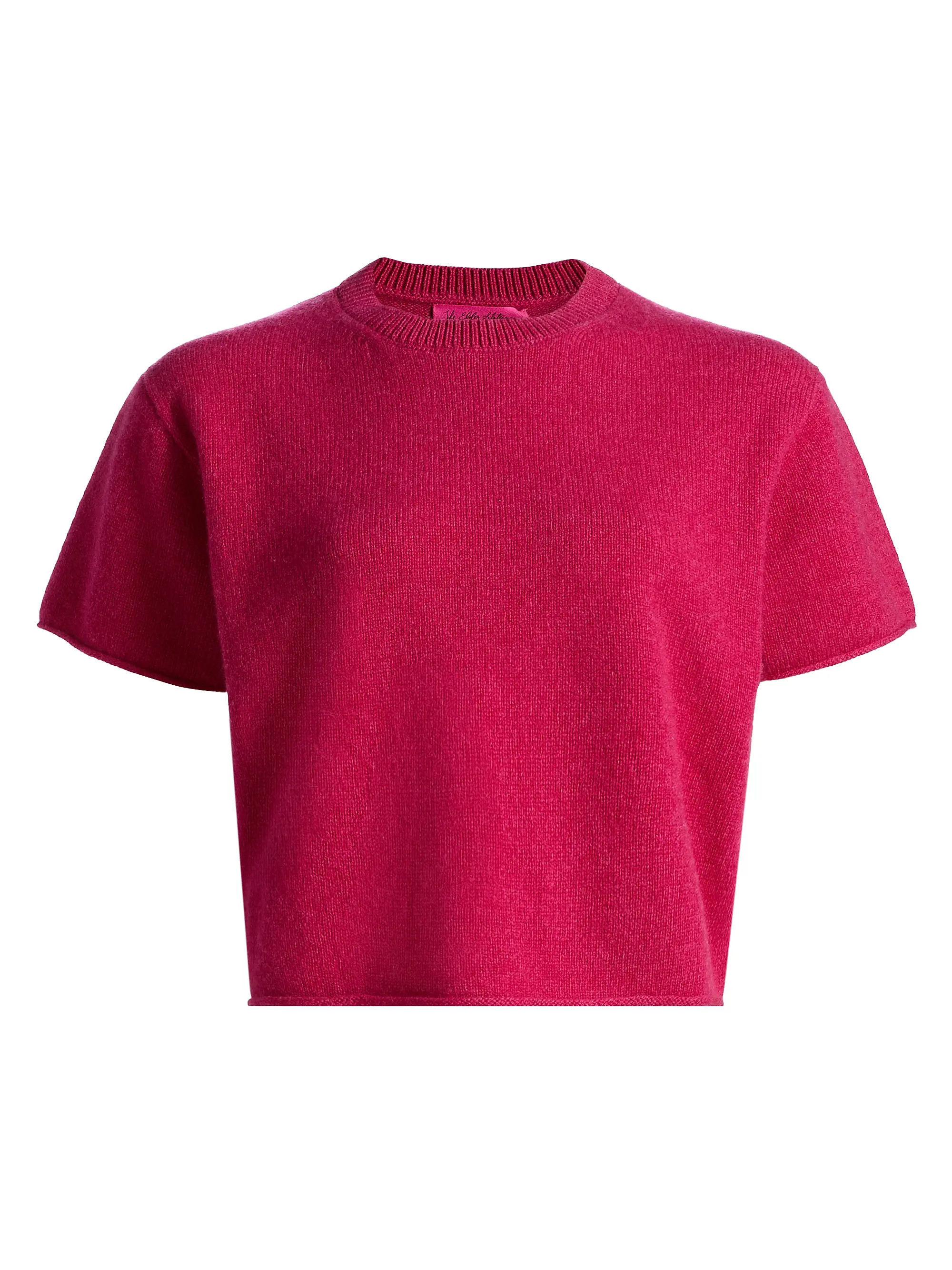 Cashmere Knit Short-Sleeve Sweater | Saks Fifth Avenue