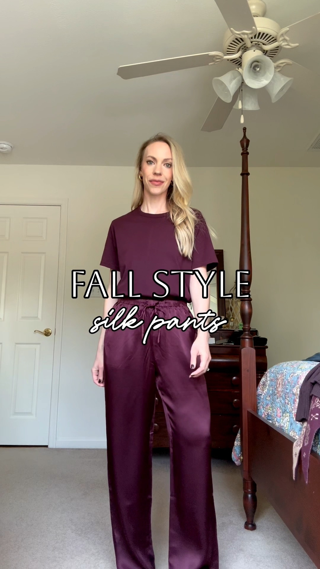 Styling silk pants for fall - so chic for work or date night!

#LTKOver40 #LTKgrwm #LTKSeasonal