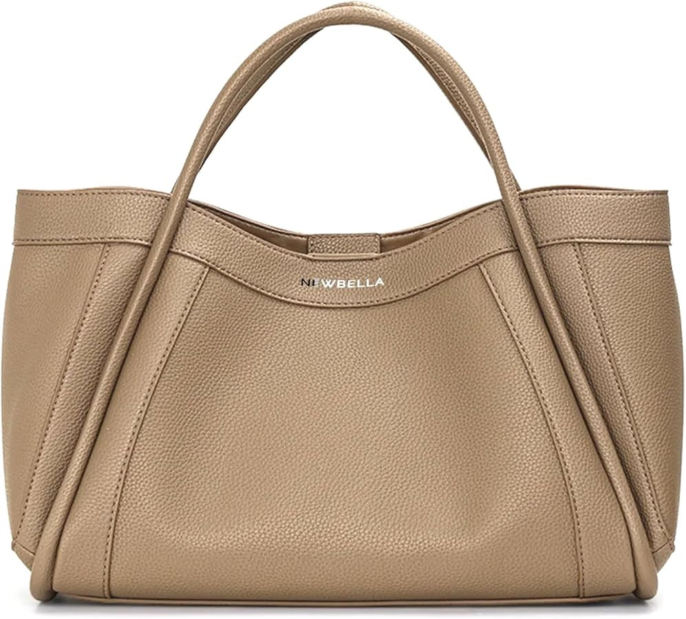 NEWBELLA Tote Bag for Women, Large Capacity Crossbody Handbag Hobo with Buckle Closure | Amazon (US)