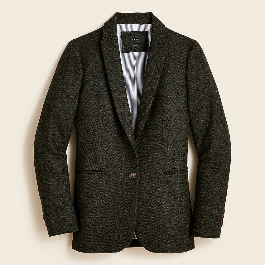 Parke blazer in pine English wool herringbone | J. Crew US