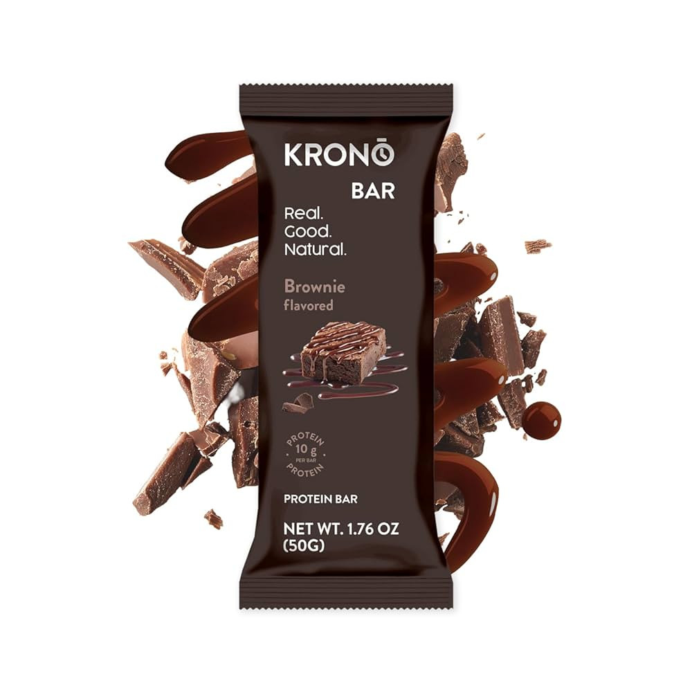 Krono Nutrition Energy Bar - Made with Natural Ingredients - Vegan - Gluten Free - Nuts Free - So... | Amazon (US)