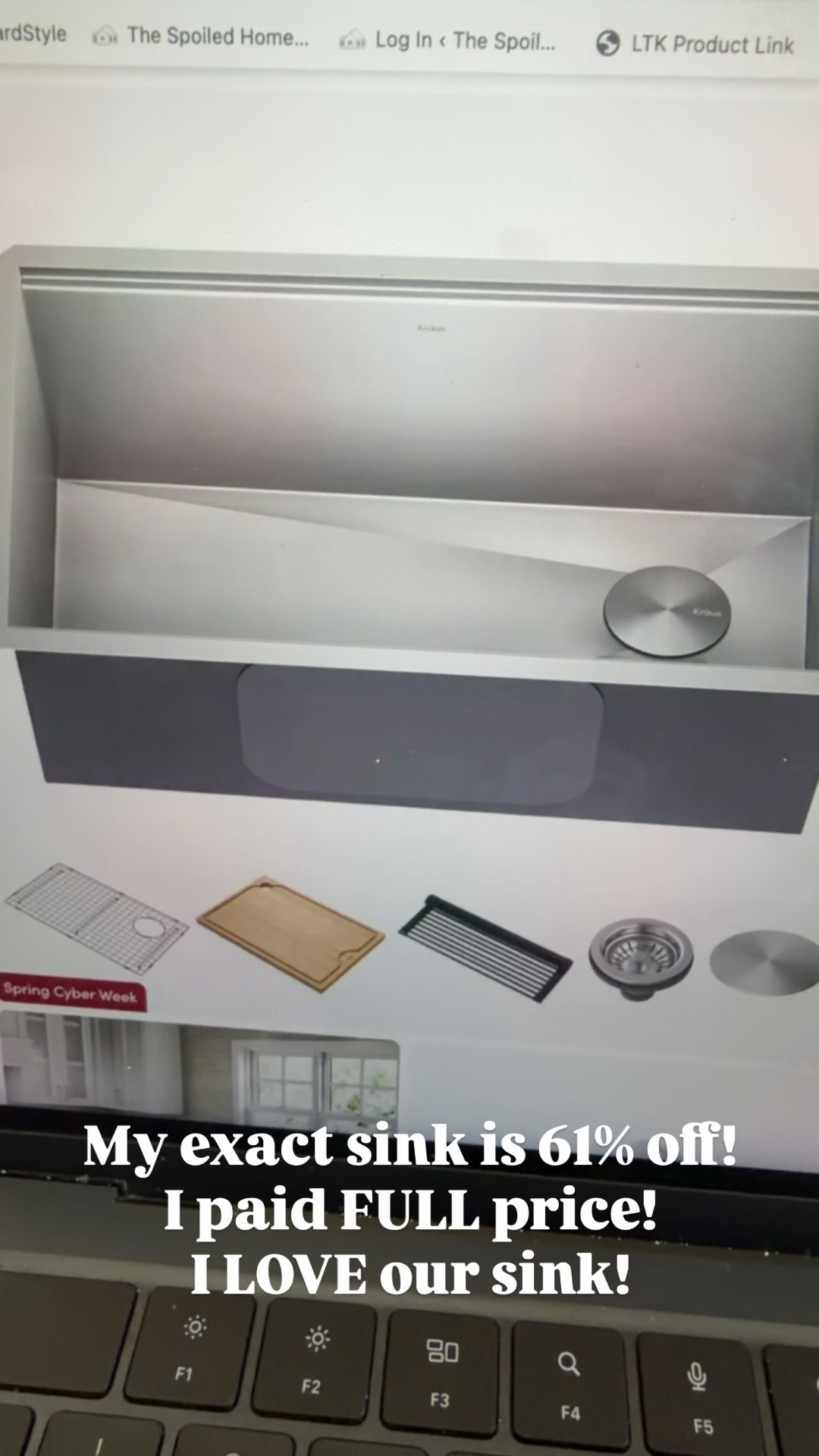 Such a great deal for our kitchen sink and it includes all the accessories! 

#LTKSaleAlert #LTKHome