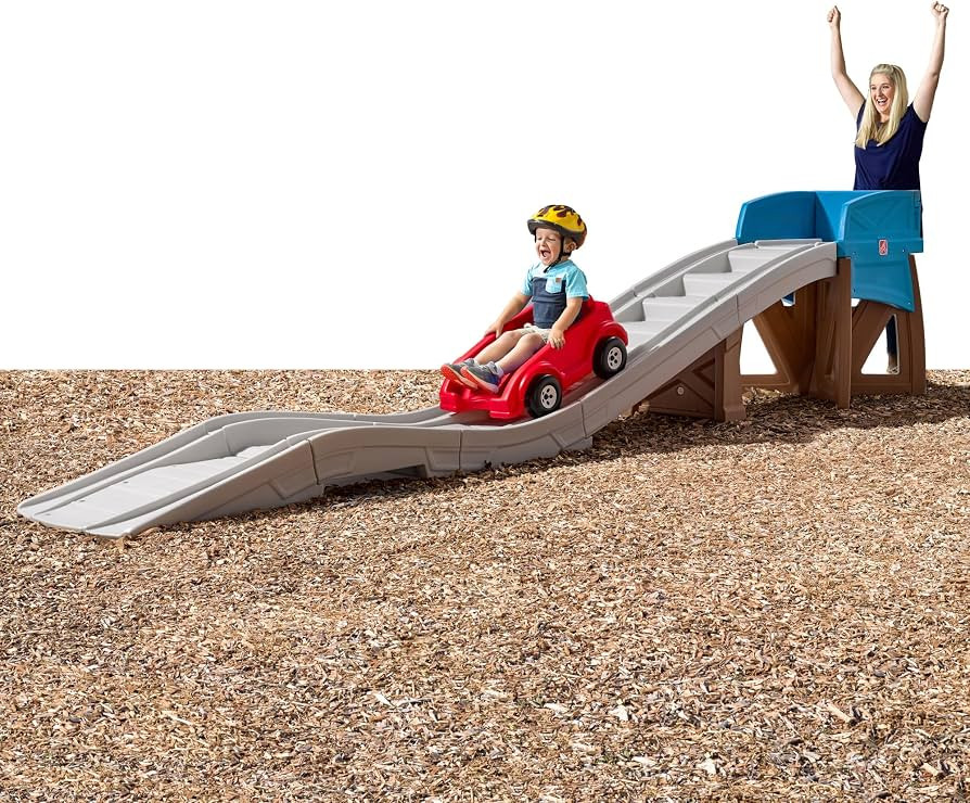Step2 Extreme Thrill Coaster Kids Ride On Toy, Push Car, Indoor/Outdoor Roller Coaster & Playset,... | Amazon (US)