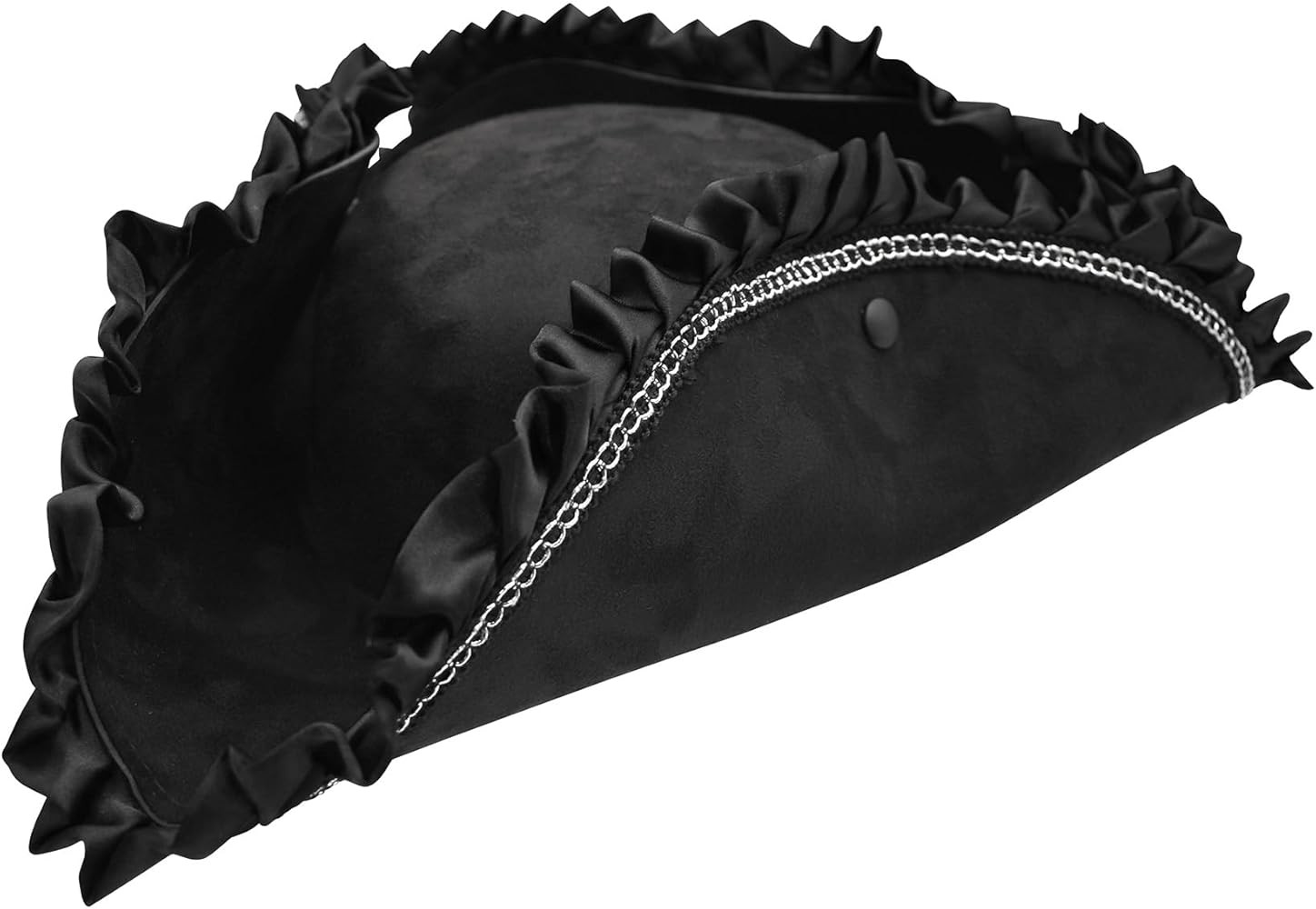 Nicky Bigs Novelties Deluxe Tricorn Tricorner Pirate Hat Buccaneers Cap Halloween Costume Accesso... | Amazon (US)