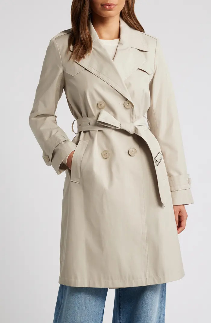 Water Resistant Cotton Blend Trench Coat | Nordstrom
