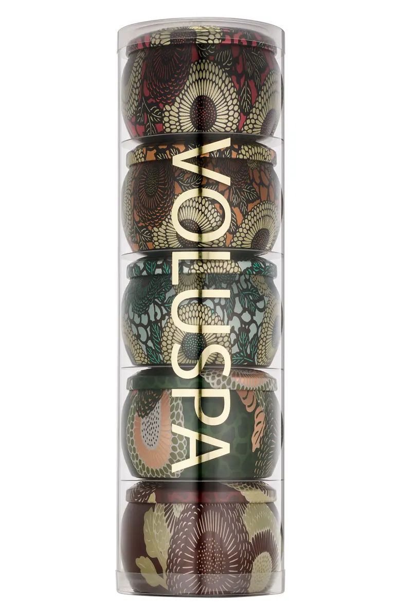 Voluspa Japonica Set Of 5 Mini Tin Candles (Limited Edition) (Nordstrom Exclusive) $60 Value | No... | Nordstrom