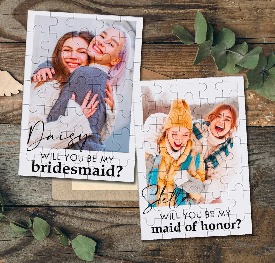 Bridesmaid Proposal Card,personalized Will You Be My Bridesmaid Unique Attendant Puzzle,custom Ma... | Etsy (US)