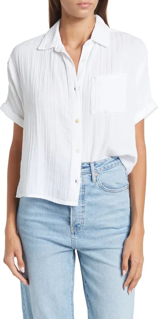 C & C California Double Gauze Camp Shirt | Nordstromrack | Nordstrom Rack