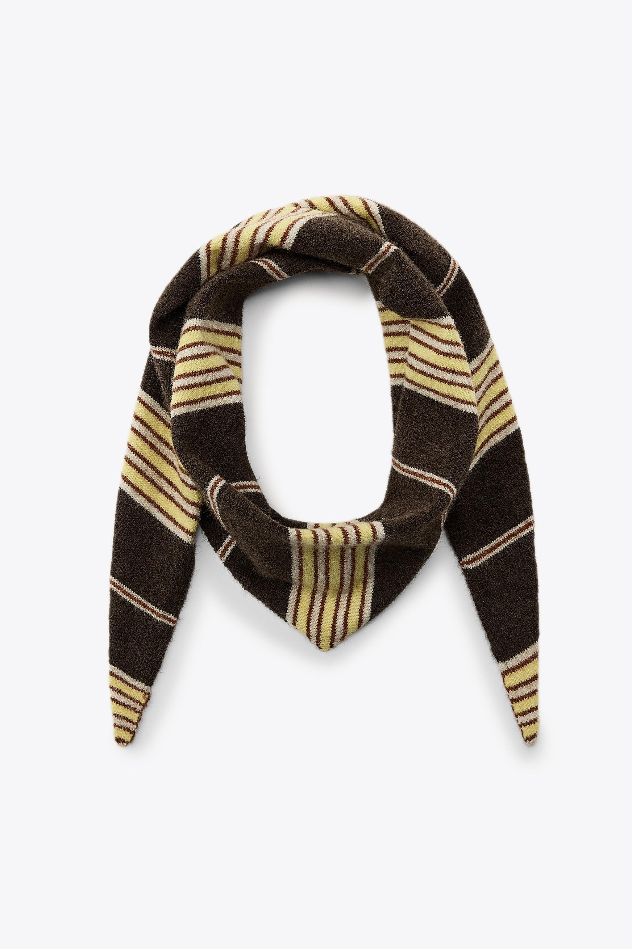 STRIPED KNIT BANDANA | Zara Canada