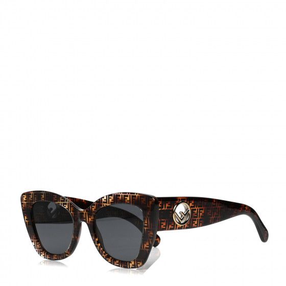 FENDI Acetate F is Fendi FF Cat Eye Sunglasses FF 0360/G/S Havana | Fashionphile