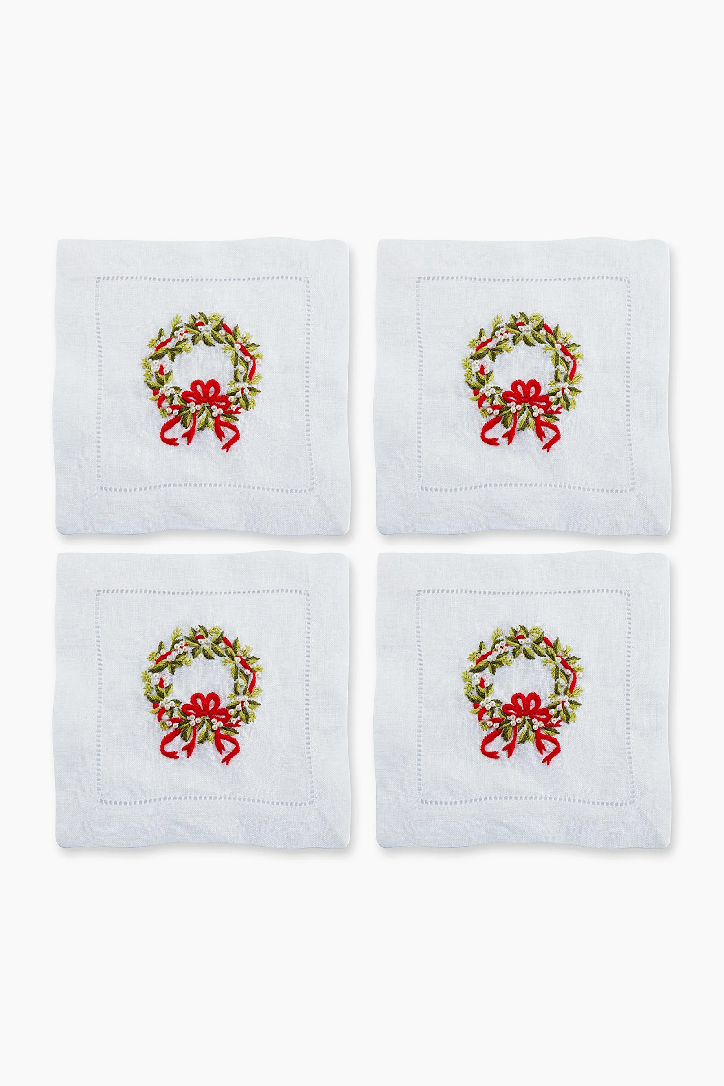 Pearl Wreath Cocktail Napkins | Tuckernuck (US)