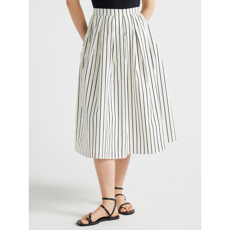 Scoop Women's Pleated Skirt, Sizes XS-XXL - Walmart.com | Walmart (US)