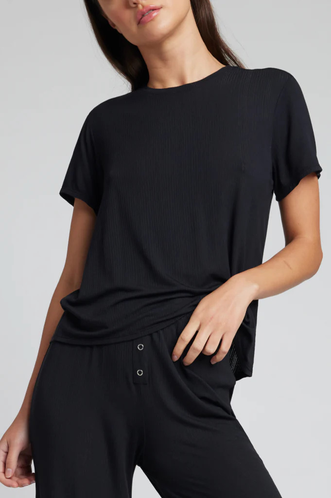 Negative | Whipped Boyfriend Tee in Black | Negative Underwear