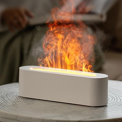 Essential Oil Diffuser, Fireplace Fire Flame Aromatherapy Diffuser, 150ml Ultrasonic Cool Mist Hu... | Amazon (US)