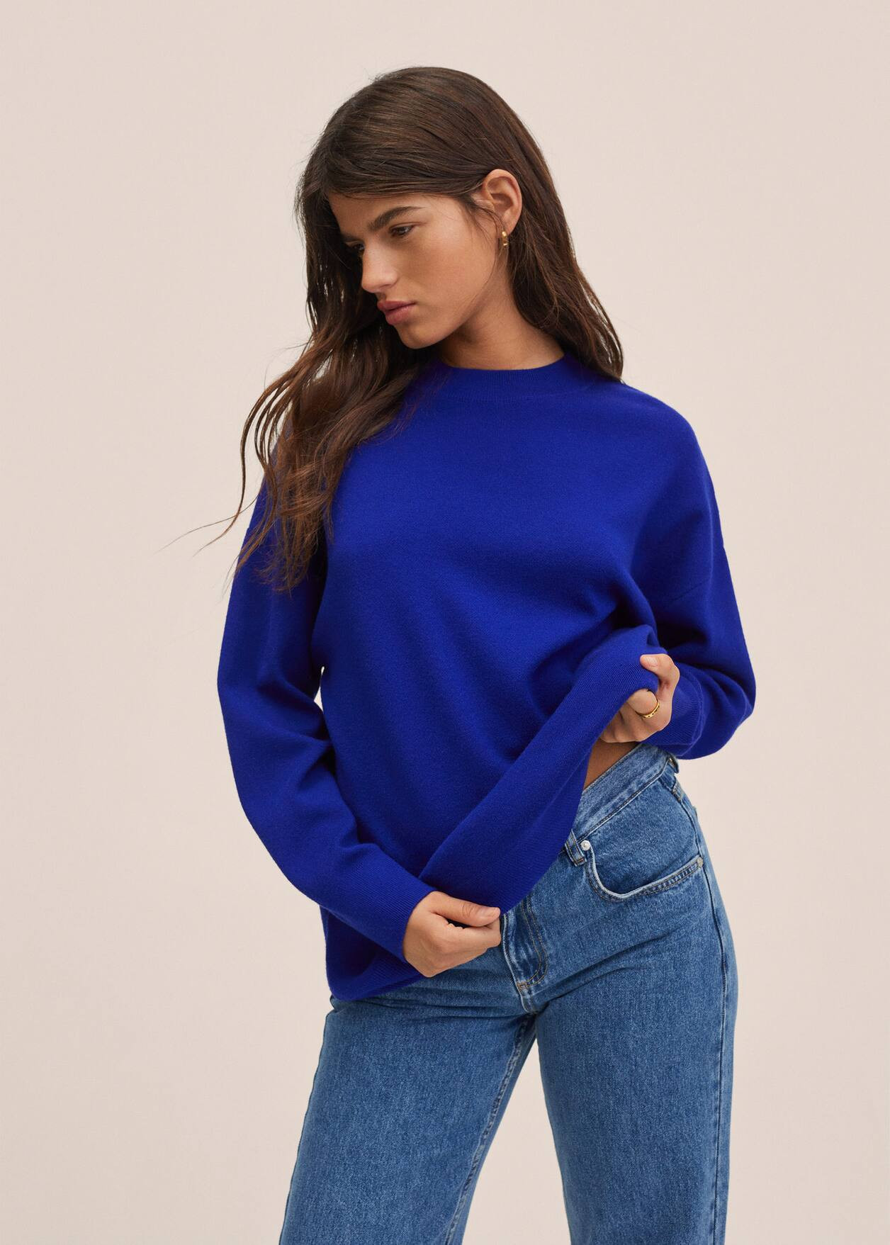 Oversize knit sweater | MANGO (UK)