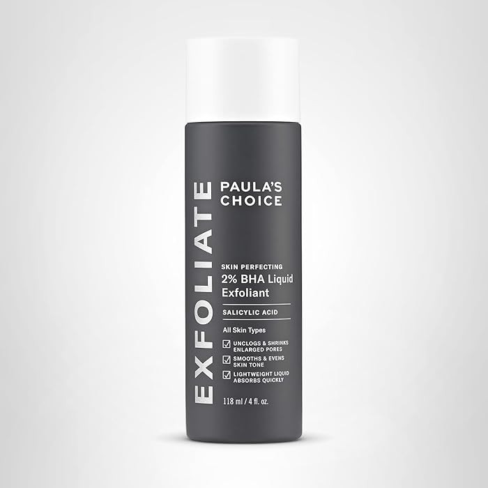 Paula's Choice Face Exfoliant 2% BHA Liquid Salicylic Acid Facial Exfoliator for Blackhead-Prone ... | Amazon (US)