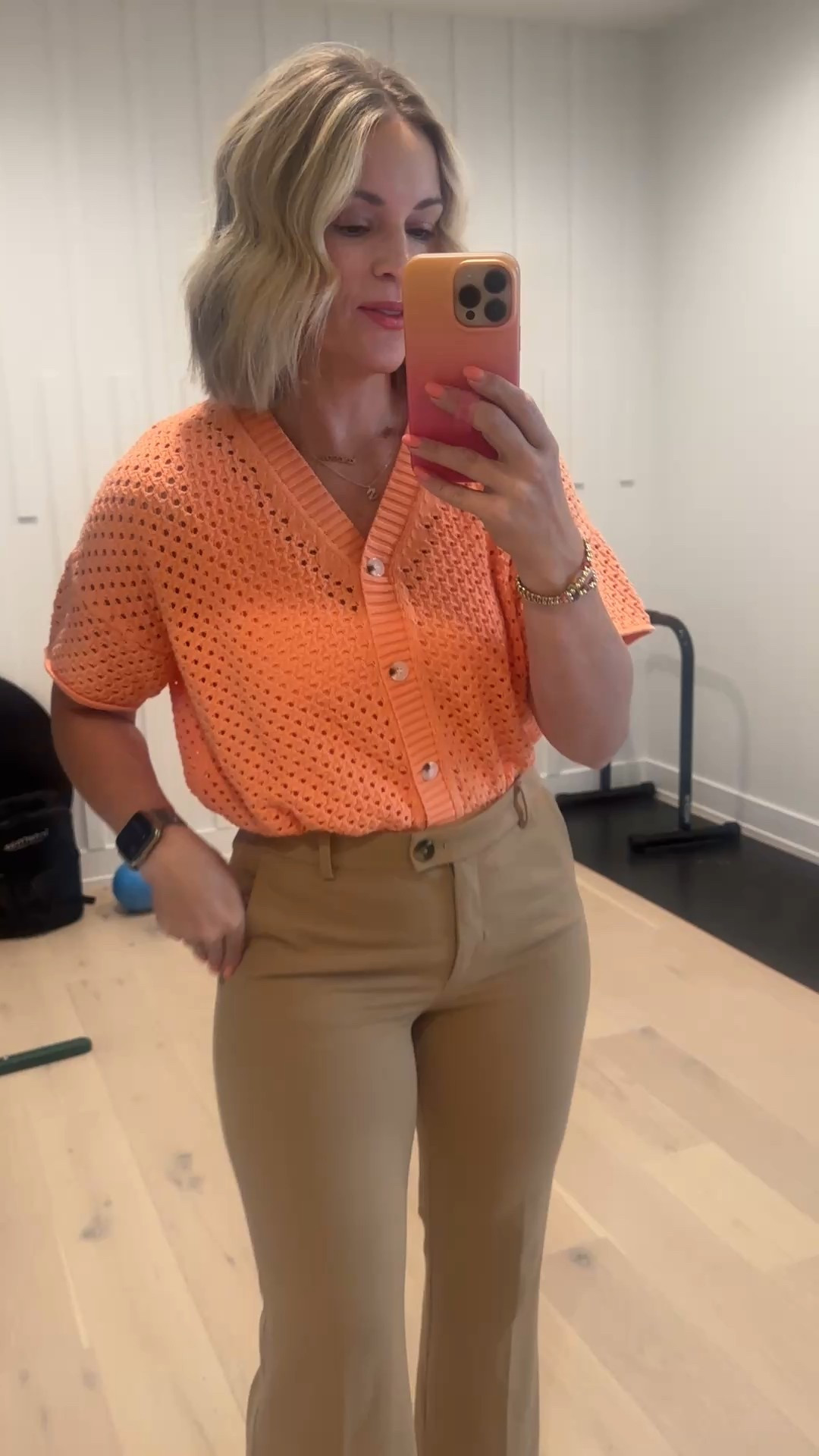 The cutest top! Perfect tangerine! #hocspring #tcispring #tops

Pants are old! 

#LTKSaleAlert #LTKActive #LTKOver40