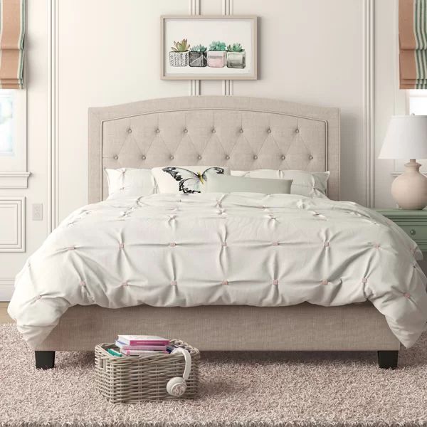 Milo Tufted Upholstered Low Profile Bed | Wayfair Professional