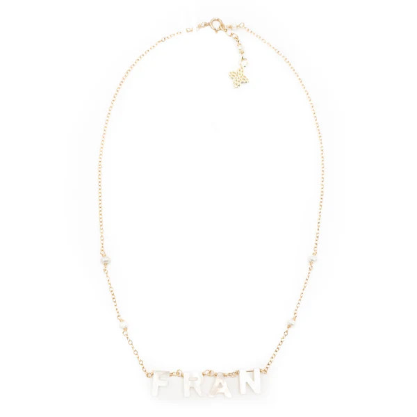 Love Letters Necklace, Four Letters | Hazen & Co