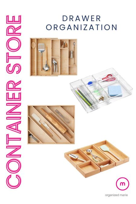 Here are some of my favorite drawer organizers from the container store! 

#LTKunder50 #LTKfamily #LTKhome