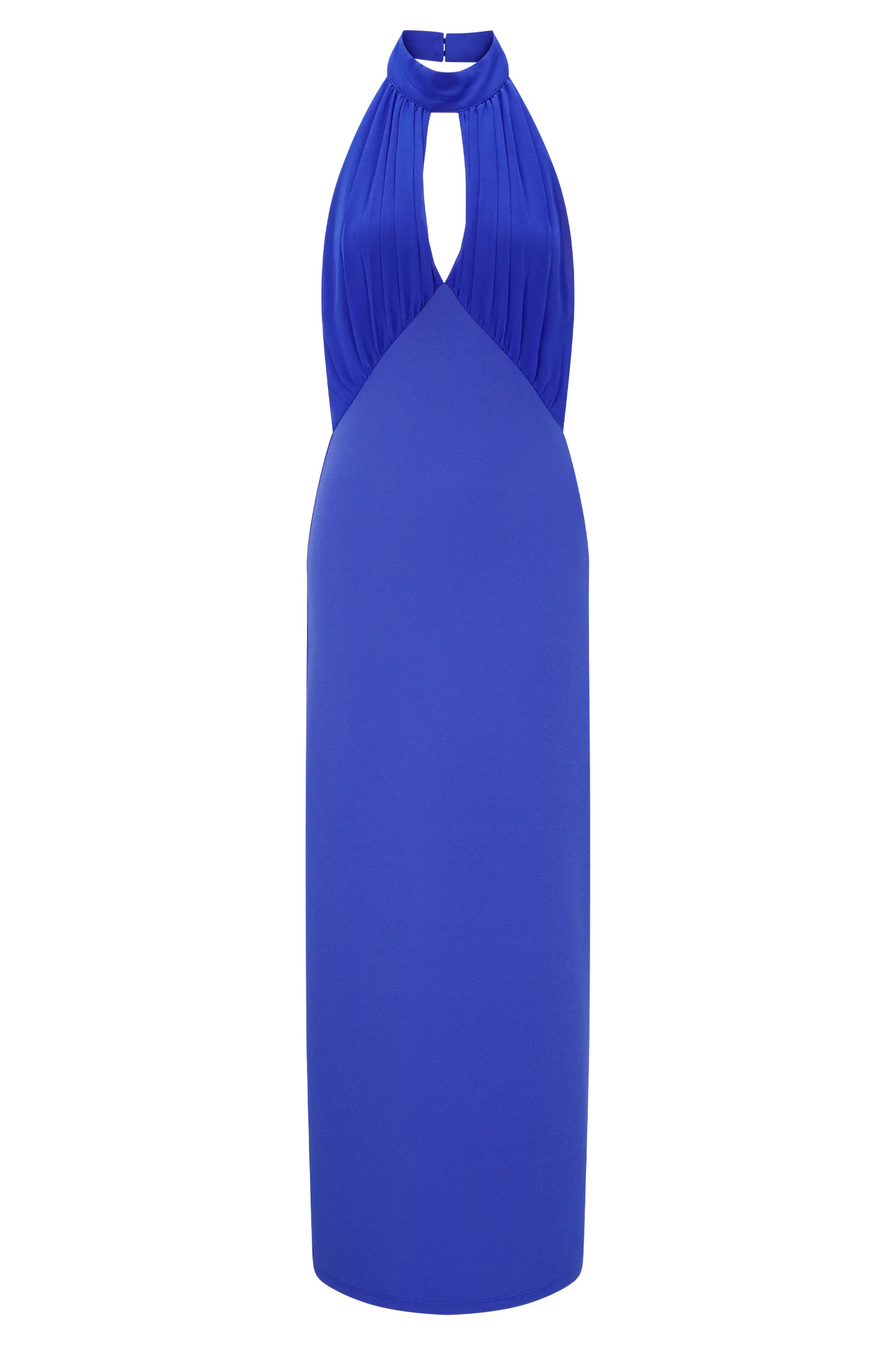 Mierah Halter Midi Dress - Cobalt Blue | MESHKI US