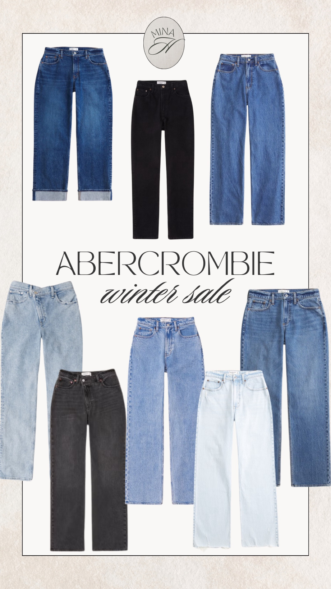 Abercrombie winter sale — these are some of the jeans I really like! 

#LTKSaleAlert #LTKStyleTip #LTKFindsUnder100