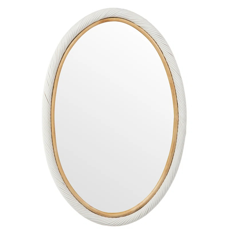 Mardell Wood Flat Wall Mirror | Wayfair North America