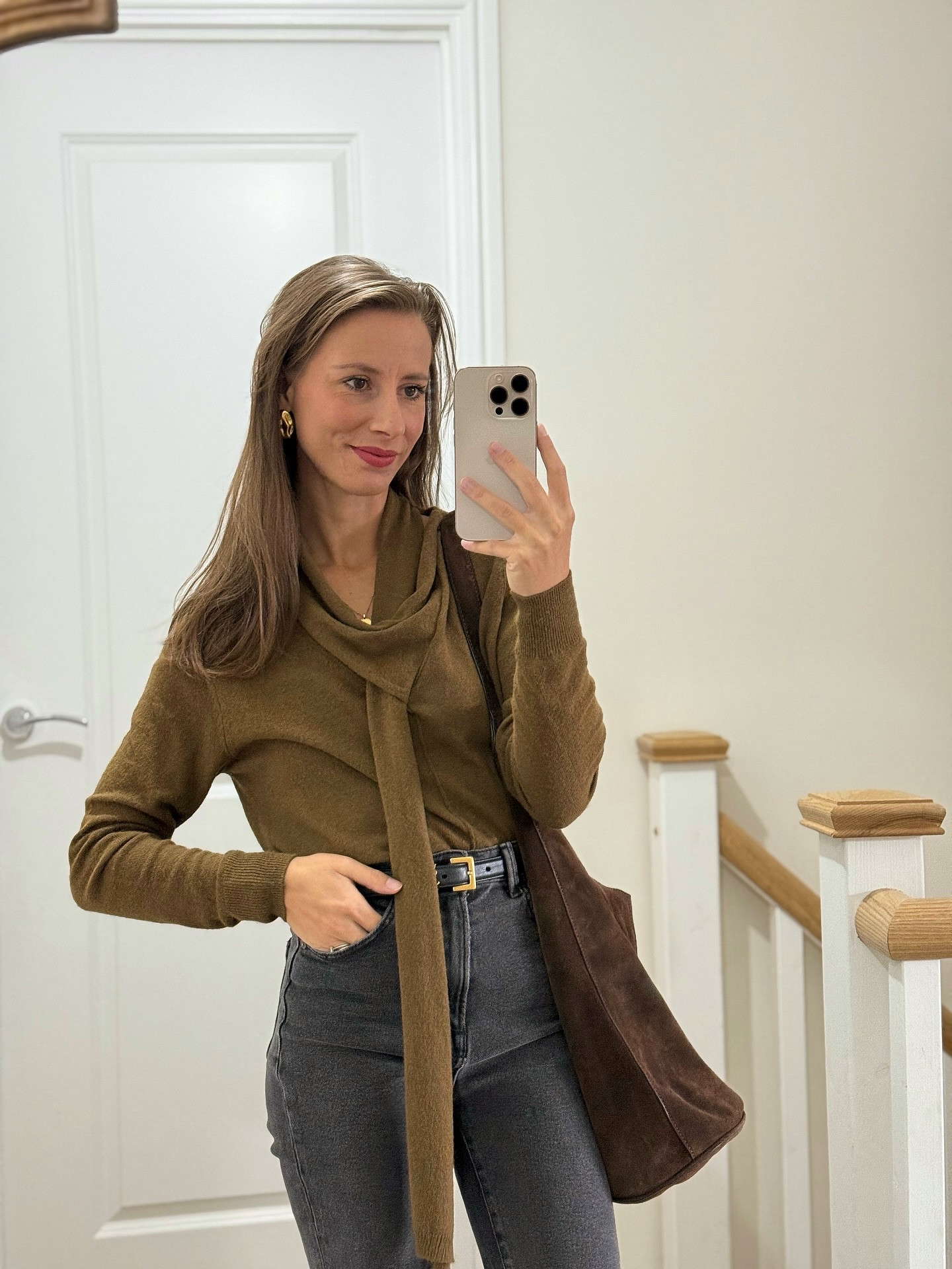 Suede on repeat 🔁 🤎

#LTKautumn #LTKpetite #LTKmodest