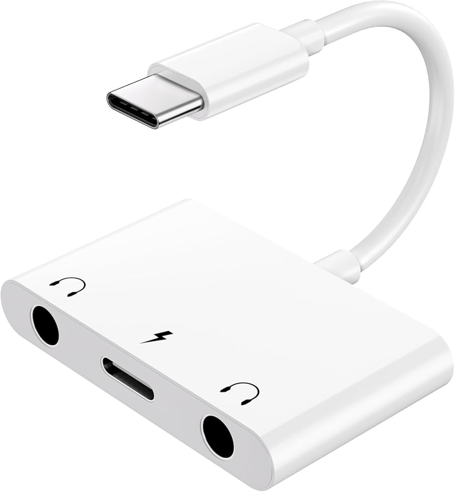 Headphone Adapter for iPad, Headphone Splitter for 2 Headphones,3 in 1 USB C to 3.5mm Jack Audio ... | Amazon (US)
