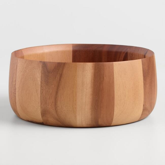 Thailand Acacia Wood Serving Bowl | World Market