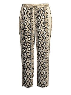 Ceylon Snake Print Crop Pants | Saks Fifth Avenue