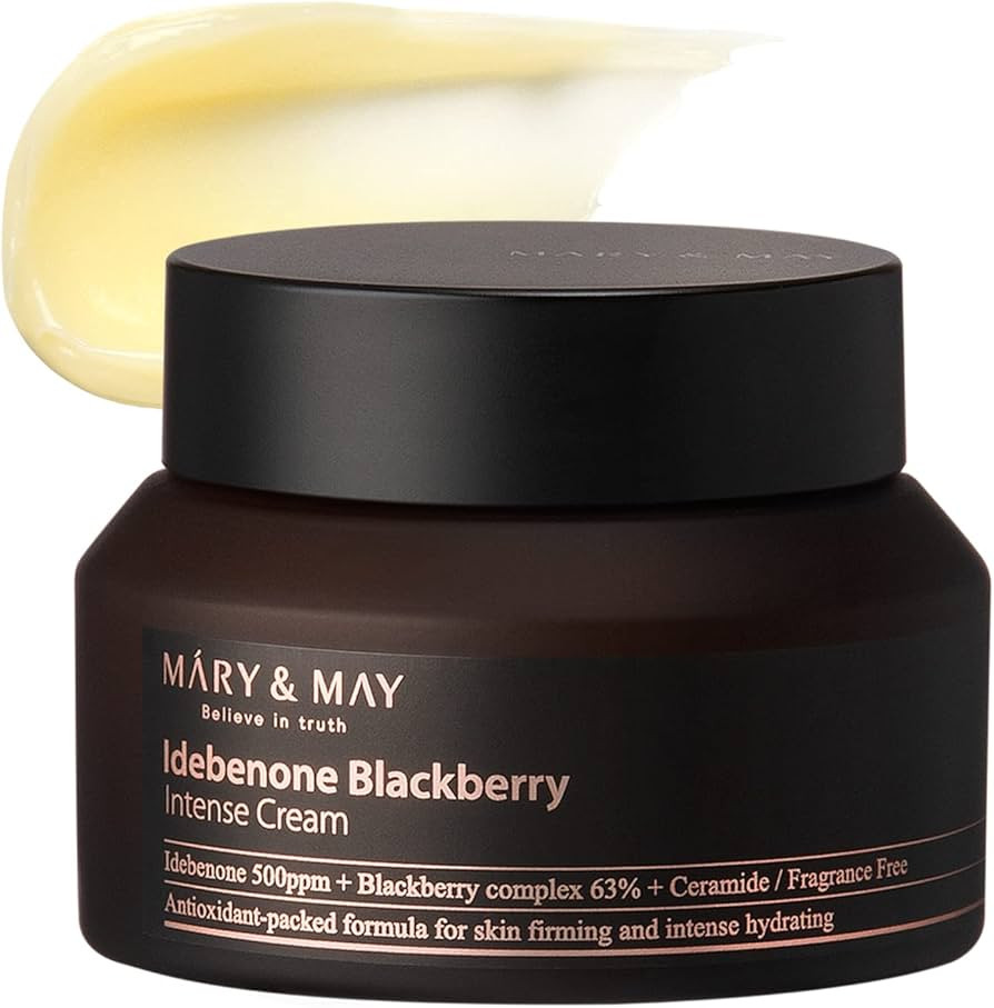 Mary&May Idebenone Blackberry Complex Intense Cream 70g 2.46 Fl Oz, Aging Control, Firming, Skin ... | Amazon (US)
