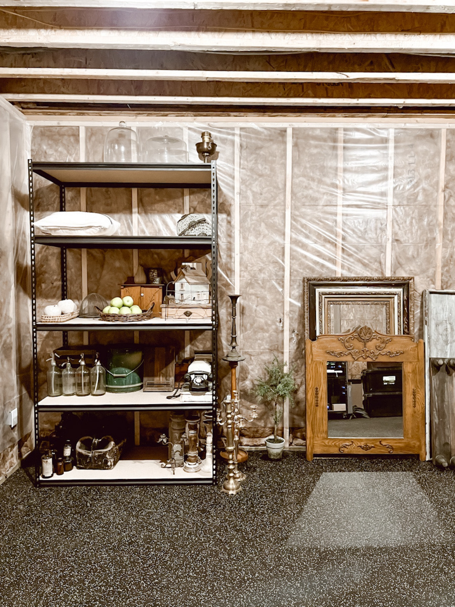 These Muscle Rack shelves from Walmart are what we use to store our home decor items. They feature five shelves, and it can hold a total of 4,000 pounds!! I like the solid shelves so that nothing can fall between small slats like on some other shelving units. 

#LTKHome #LTKSaleAlert #LTKFindsUnder100