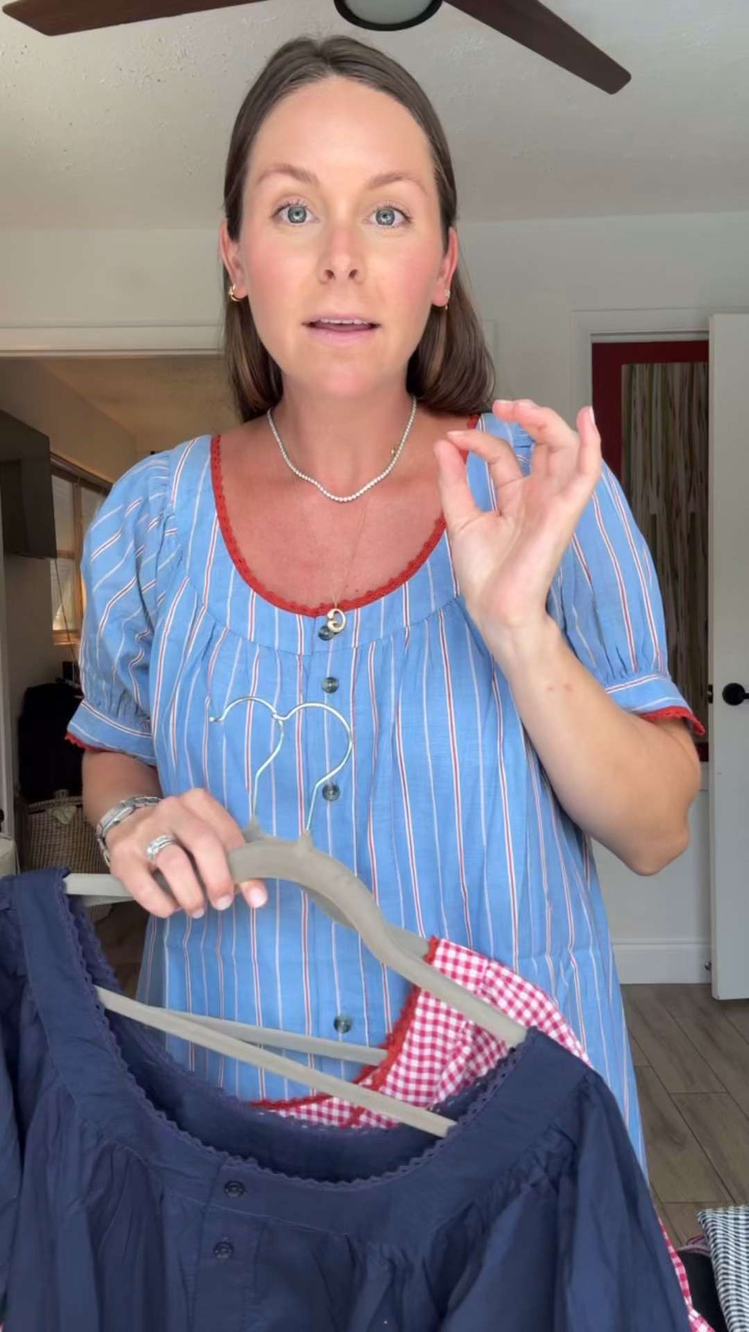 Bump-friendly dress haul! Babydoll style is so comfy & breezy for summer🩵 wearing a US 6. On the shorter side so better for the shorter girlies like me (5’3).

All three colors will be fun for summer!

#LTKSeasonal #LTKBump #LTKmomlife