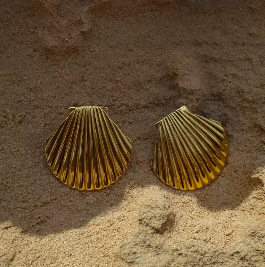 Cait Shell Earrings* | ashe couture 