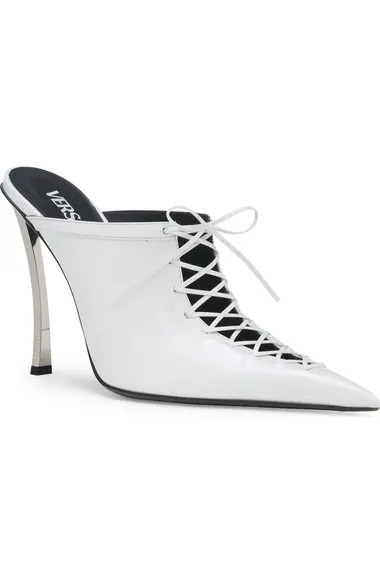 Versace Pin Point Lace-Up Pump (Women) | Nordstrom