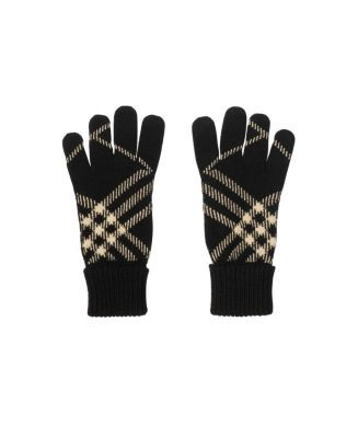 Check Cashmere Blend Gloves | Bloomingdale's (US)