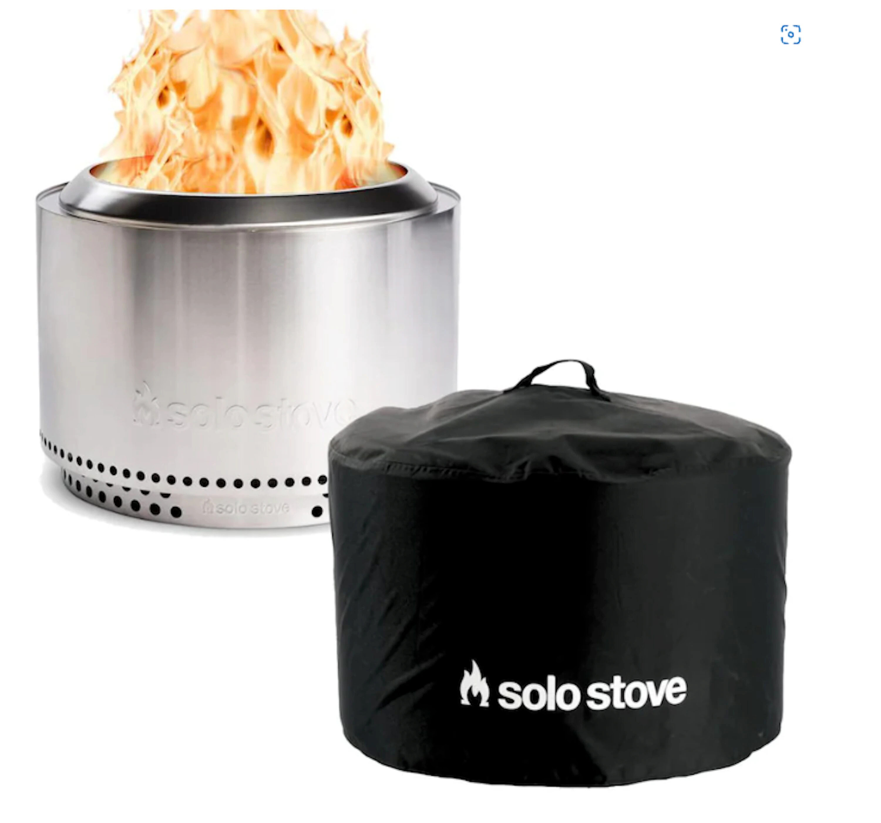 Solo Stove 19.5-in W Stainless Steel Wood-Burning Fire Pit | SSBON-SD-2.0+SHELTER | Lowe's