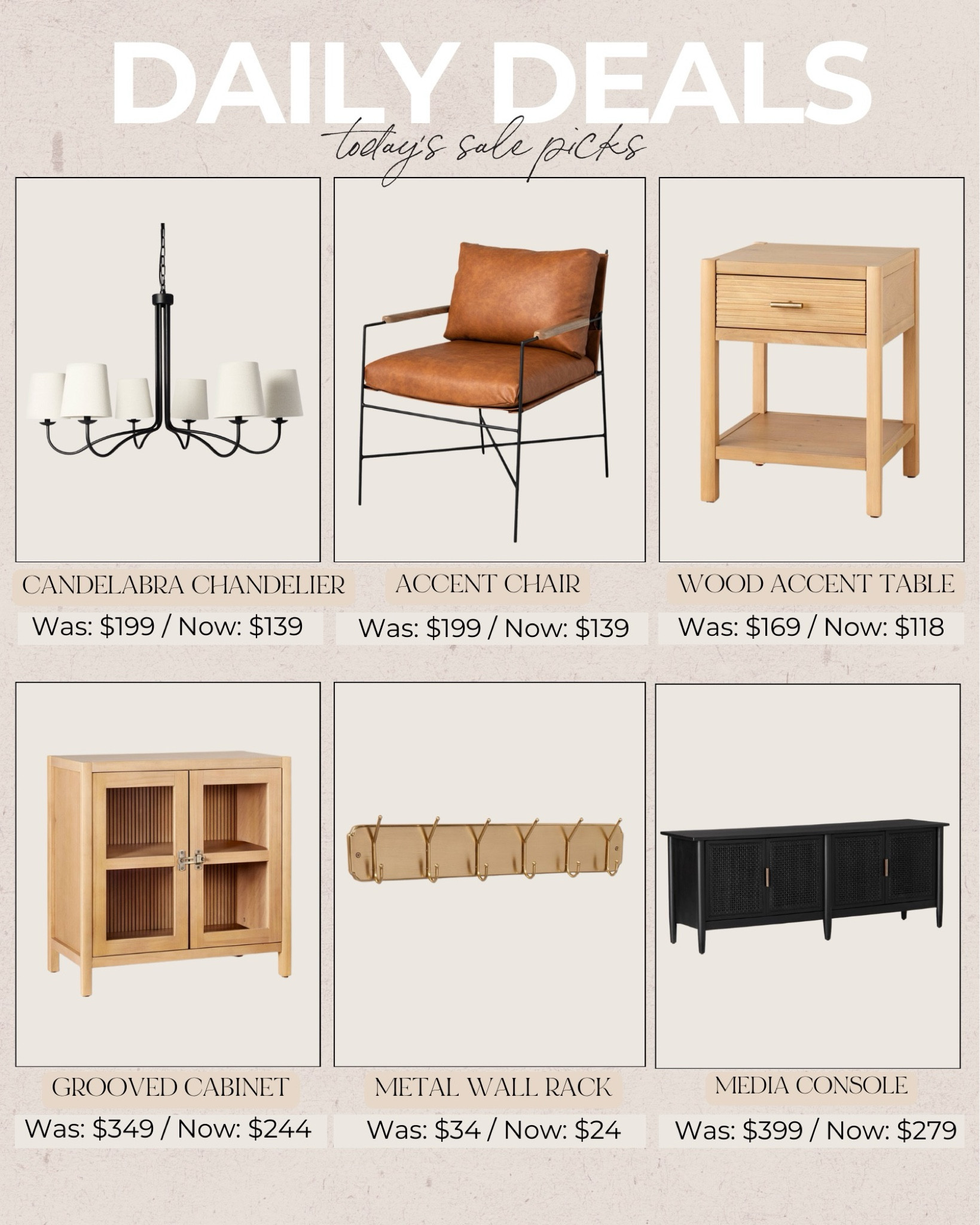 Daily Deals 🤍 
Target home sale, target furniture, target home, spring home refresh, home sale favorites, furniture sale 

#LTKhome #LTKsalealert